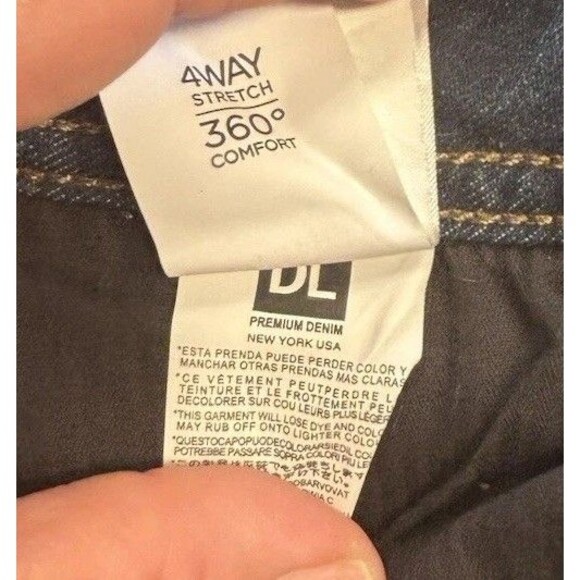 DL1961 Joy High Rise Flare 4-Way Stretch Jeans Size 29 Garland Blue - Picture 9 of 10